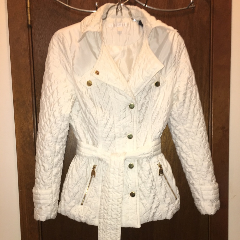 Via Spiga white coat